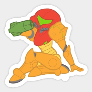 Zebes Pin-up Sticker